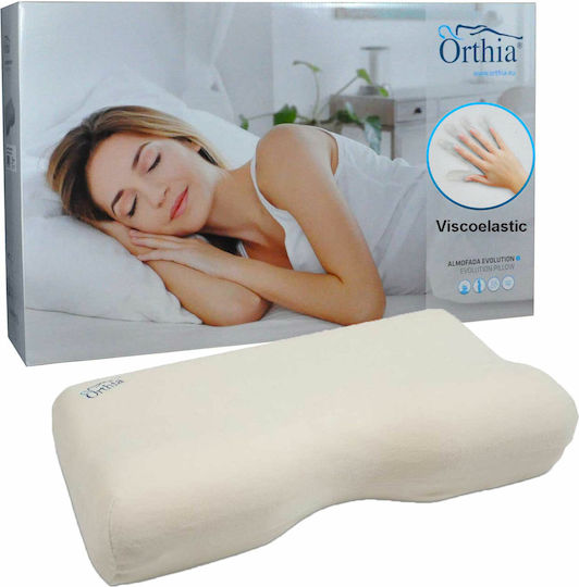 Orthia Evolution Μαξιλάρι Ύπνου Memory Foam Ανατομικό 32x53x12cm