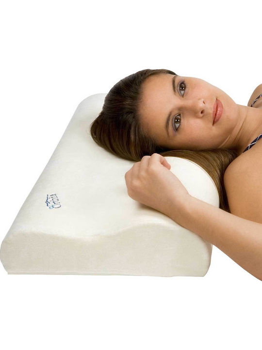 Orthia Comfort Kopfkissen Schlaf Memory-Schaum Anatomisch 32x53x11cm