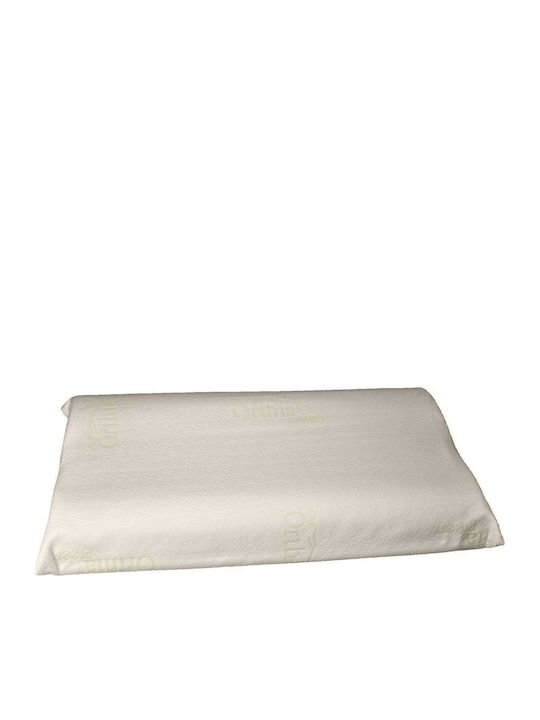 Orthia Komfort Grünes Bamboo Kopfkissen Memory-Schaum 32x66x10cm