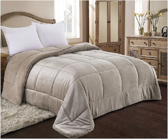 Adam Home Κουβερτοπάπλωμα King Size 260x240εκ. 805 Taupe (805)