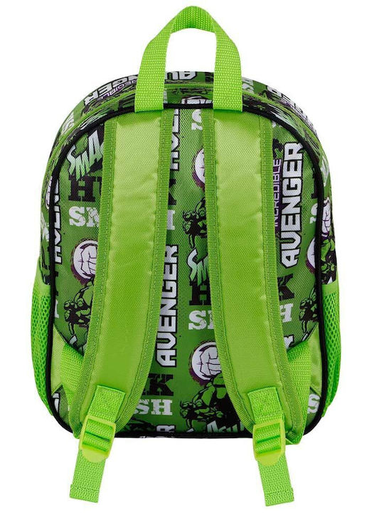 Karactermania 3D School Bag Backpack Kindergarten Green with Water Bottle Holder