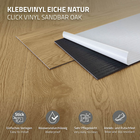 ML-Design Set Plastic Floor Vinyl with 16 Strips