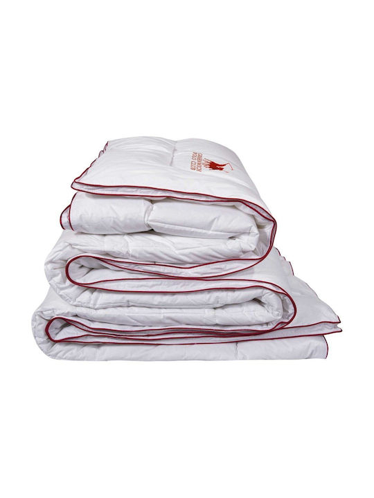 Greenwich Polo Club Duvet Single with Microfiber Filling 160x220cm 2347 White 250 GSMGsm 8.5 togs Togs