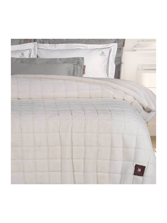 Greenwich Polo Club Duvet Cover with Hollowfiber Filling Queen 220x240cm 3451 Ivory 680 GSMGsm 10 togs Togs