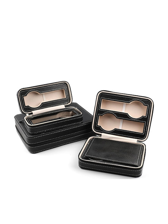 HuiXin Leather Watch Case Black HX-702