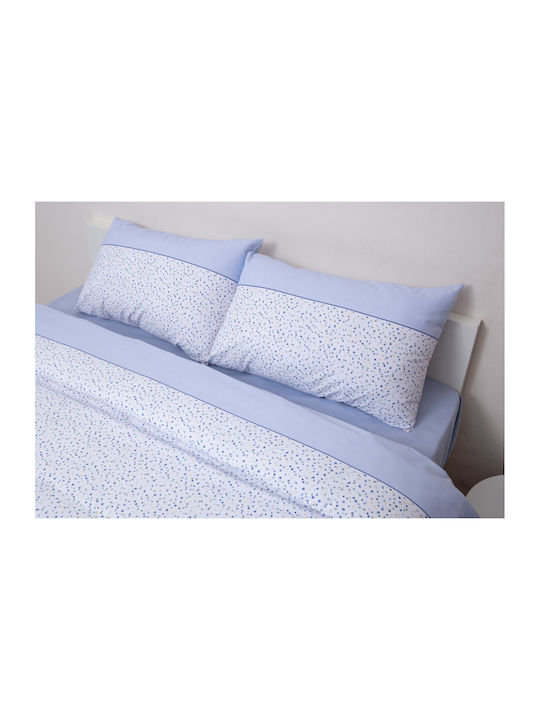 Viopros Duvet Set Queen 220x240cm Νίνα Ciell 2pcs