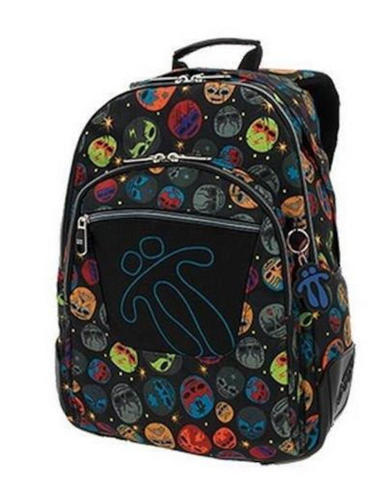 Totto Lightning Faces School Bag Backpack Elementary, Elementary Multicolored