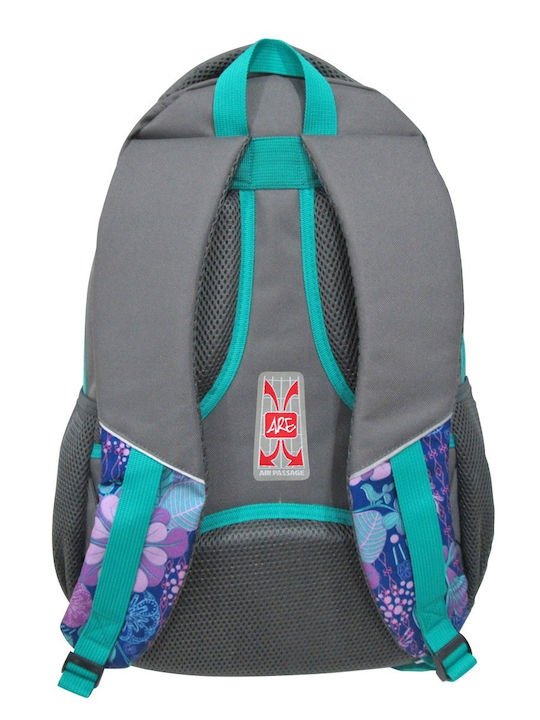 Titanum School Bag Backpack Junior High-High School in Purple color