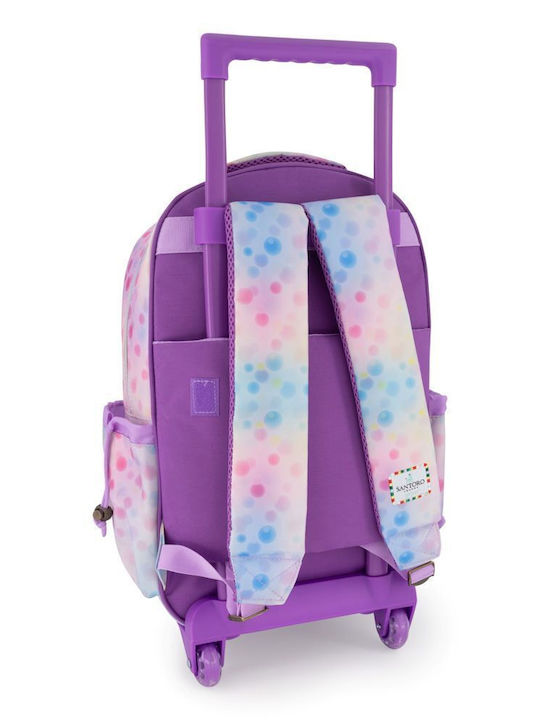 Santoro Don't Fly Away School Bag Trolley Elementary, Elementary Multicolour with Water Bottle Holder