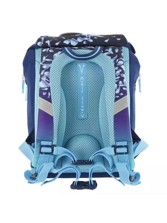 Herlitz Softlight Plus Schulranzen Rucksack Grundschule Blau mit Flaschenhalter 16Liter