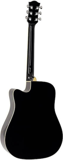 Richwood Ηλεκτροακουστική Κιθάρα RD 12CE Black White / Black