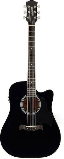 Richwood Ηλεκτροακουστική Κιθάρα RD 12CE Black White / Black