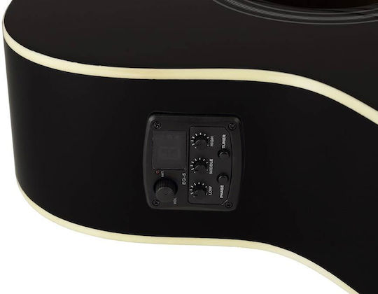 Richwood Ηλεκτροακουστική Κιθάρα RD 12CE Black White / Black
