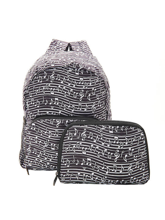 Eco Chic Music School Bag Backpack Kindergarten Black