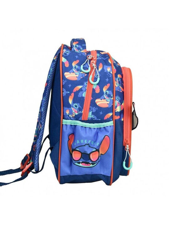 Gim Stitch Ученическа Раница Основно с Джоб за Бутилка Stitch 12 Литра 25 x 15 x 30 см