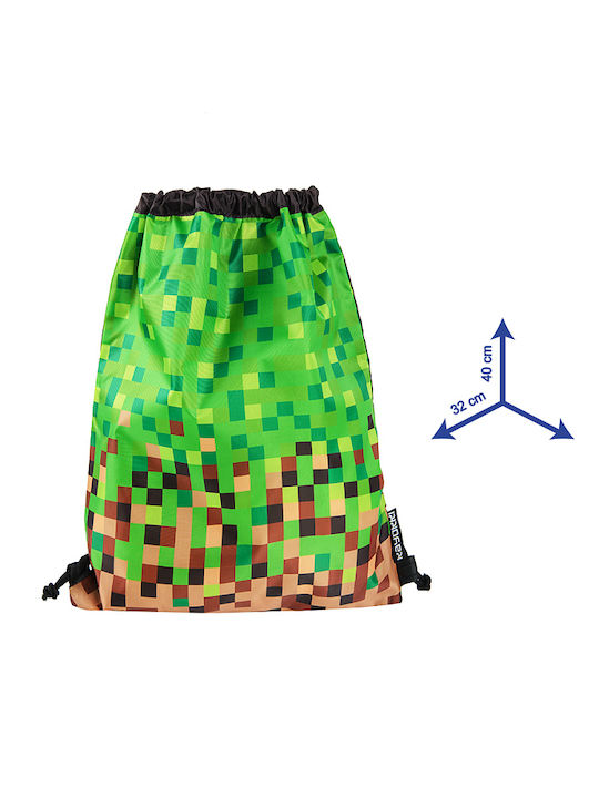 Smyk Pixel MIC Kids Shoulder Bag Green