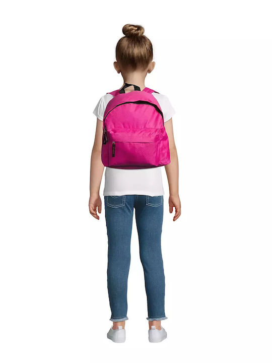 Sol's Rider Kids School Bag Backpack Elementary, Elementary in Fuchsia color 9lt