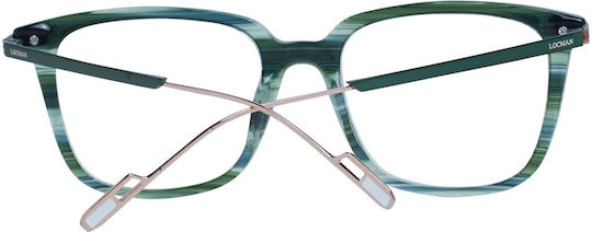 Locman Acetate Prescription Eyeglass Frame Green LOCV020