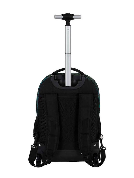 Karactermania Arkham School Bag Trolley Elementary, Elementary Blue with Water Bottle Holder