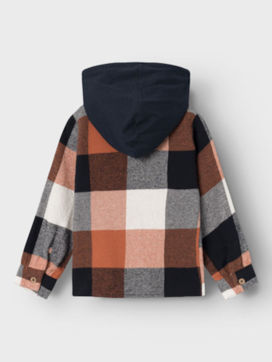 Name It Kids Checked Shirt Brown