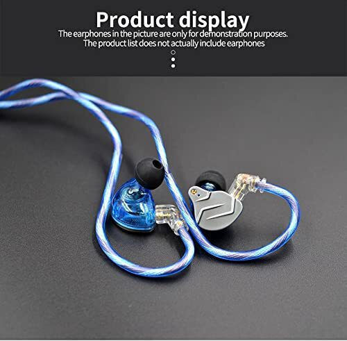 Kz Earphone Cable 498 Cores Occ Silver-Plated Cable