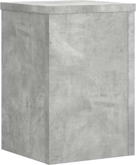 vidaXL Ανθοστήλες Ξύλινες Γκρι 25x25x35εκ. 2τμχ