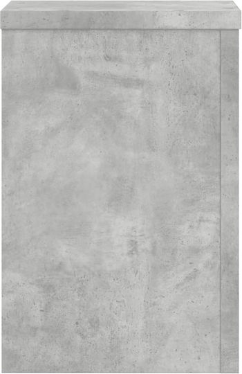 vidaXL Ανθοστήλες Ξύλινες Γκρι 25x25x35εκ. 2τμχ