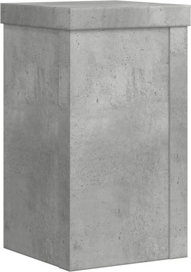 vidaXL Pflanzenständer Holz Grau 10cmx10cmx18cmcm. 2Stück