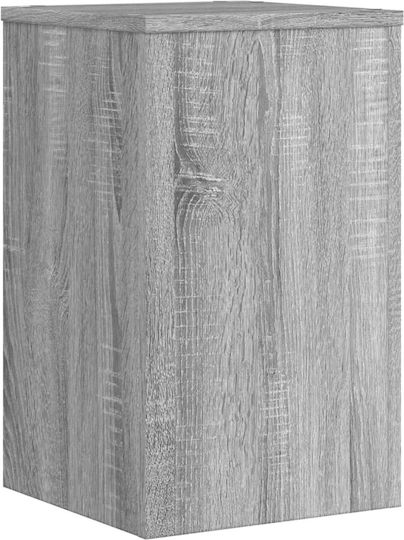 vidaXL Pflanzenständer Holz Grau 30cmx30cmx50cmcm. 2Stück