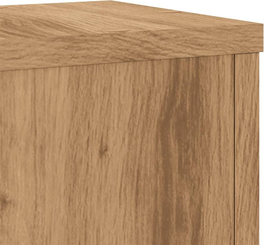 vidaXL Pflanzenständer Holz Beige 17cmx17cmx60cmcm. 2Stück