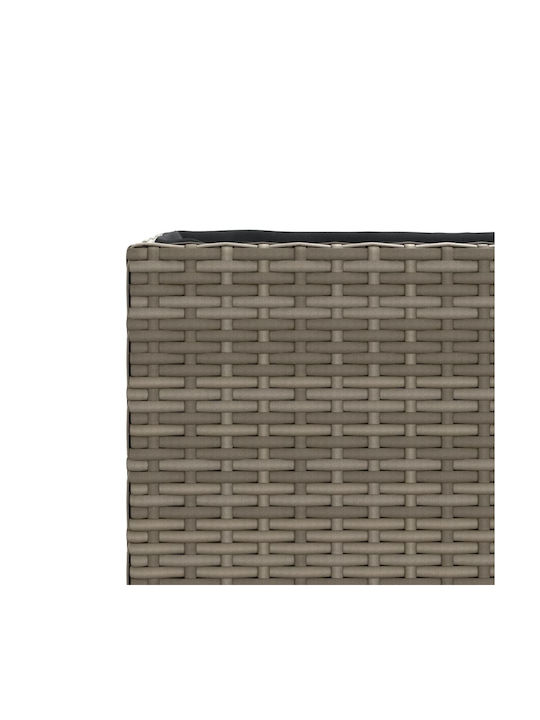 vidaXL Garden Set 2 Planters Plastic Grey