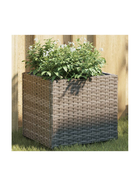 vidaXL Garden Set 2 Planters Plastic Grey