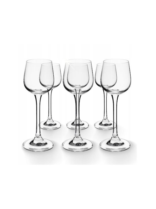 Kadax Set Gläser Likör/Ouzo aus Glas 60ml 6Stück