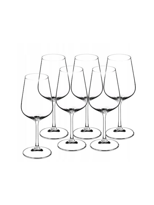 Kadax Set Gläser für Rotwein aus Glas 450ml 6Stück