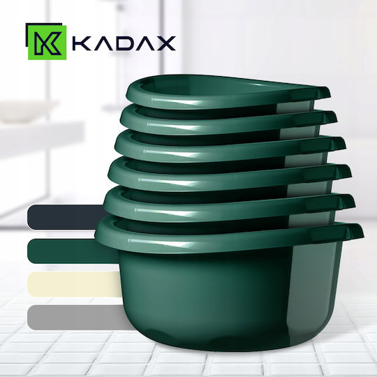 Kadax Λεκάνη Στρογγυλή Χωρητικότητας 5lt Πράσινη