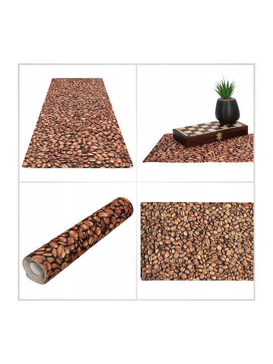 Kadax Läufer Braun 33x95cm