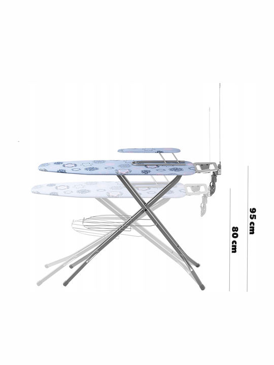 Kadax Ironing Board for Steam Iron Foldable 120x38cm