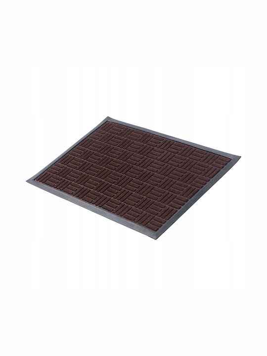 Kadax Entrance Mat made of Rubber Beige 40x60cm