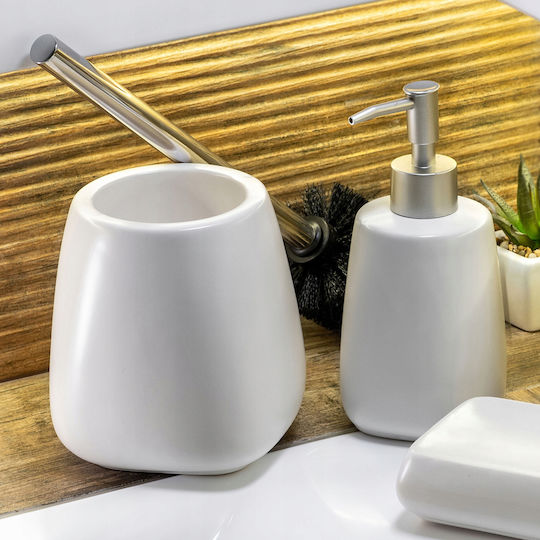 Kadax Set Accesorii Pentru Baie Ceramic Alb