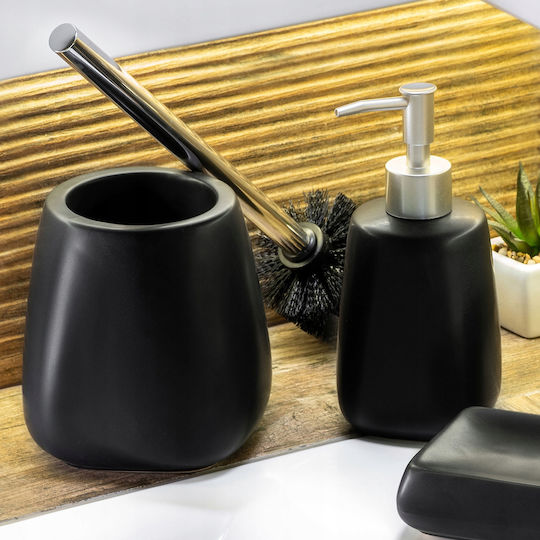 Kadax Kadax Badezimmerzubehör-Set Keramik Schwarz
