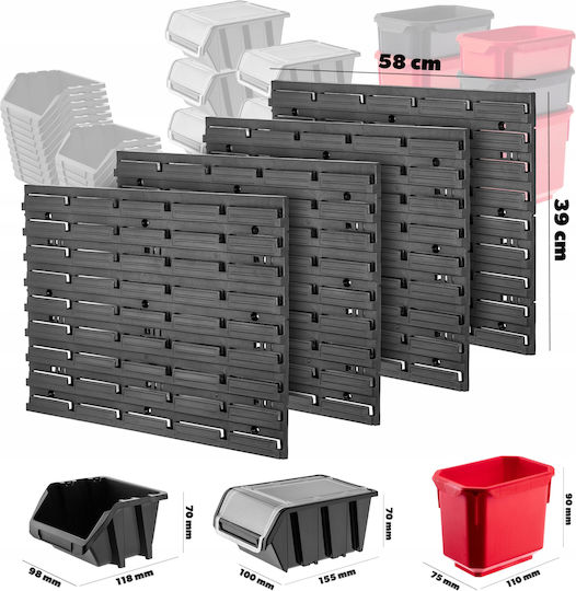 Kadax Tool Wall Board 116x78cm 83 Pieces