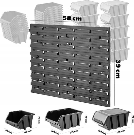 Kadax Tool Board Workshop Wall 58x39cm