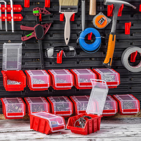 Kadax Garage Werkzeugwand 174x78cm 135 Schalen