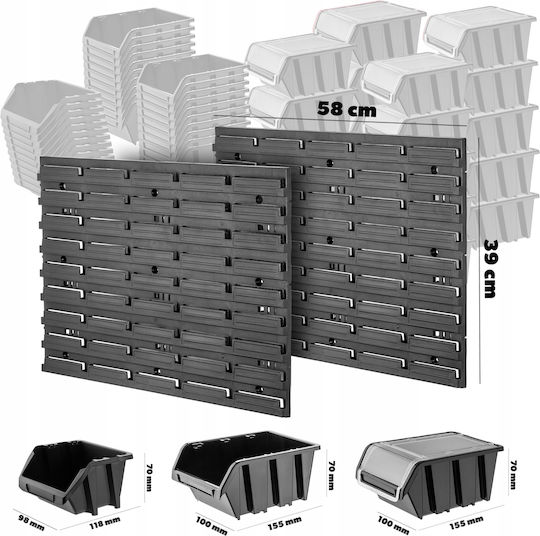 Kadax Workshop Board Wall Shelf 58x78 50pcs
