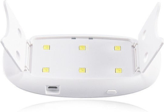 Sun Mini Επαναφορτιζόμενο Φουρνάκι Νυχιών UV / LED 6W Ροζ