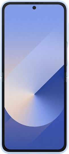 Samsung Umschlag Rückseite Silikon Blau (Galaxy Z Flip6)