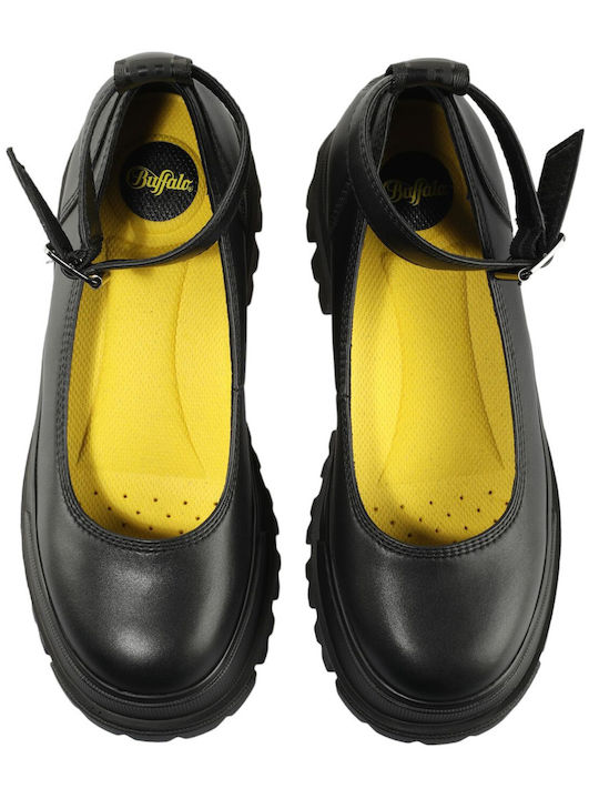 Aspha Γυναικεία Loafers σε Μαύρο Χρώμα