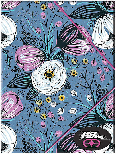 Gim Ordner mit Gummiband und Ohren für Papier A4 Rosa