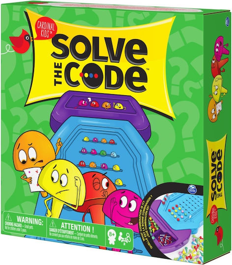 Joc de Societate Solve The Code pentru 2 Jucători 8+ Ani (EN) Spin Master