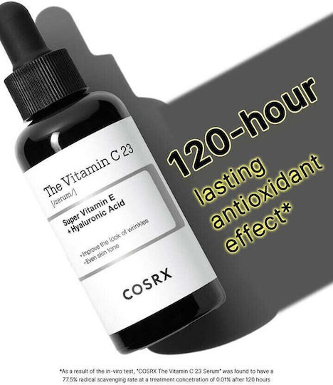 Cosrx The Vitamin C 23 Ser Hydratant și Anti-îmbătrânire Pentru Față cu Vitamina C și Vitamina E pentru Detoxifiere și Strălucire 20ml